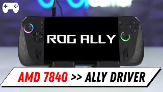 Rog Ally amp ally x reinstall stock graphics driver [upl. by Veronika502]