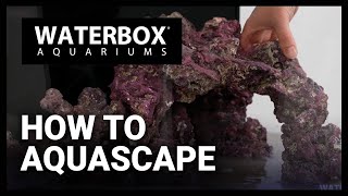 How To Aquascape A Saltwater Aquarium [upl. by Danika]