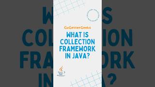 What is Collection Framework in Java Part 1 collectionframework java programming javacollection [upl. by Limay]