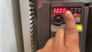 Mitsubishi VFD D700  How to set the parameters  VFD  D700  Mitsubishi  PLC  BOSS Vlogs [upl. by Lody]