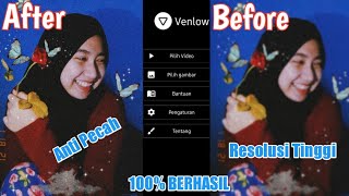 Tutorial Edit Video amp Foto Di Aplikasi Venlow  Cara Agar Story WhatsApp Jernih Dan Tidak Buram [upl. by Goodyear]