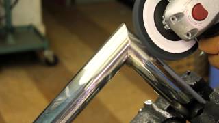 How to Finish a Welded Stainless Steel Tube in 3 Steps  Polish Finish [upl. by Gard515]