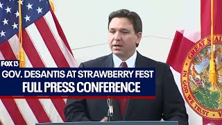 Gov DeSantis at 2024 Strawberry Festival Parade Day Luncheon [upl. by Asilehc]