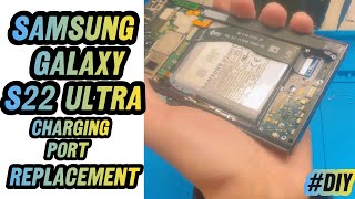 Samsung Galaxy S22 Ultra Charging Port Replacement [upl. by Anillehs]