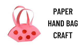 How to make Paper Bag  Easy Paper Bag Craft  Crafts by Aiza [upl. by Lahcar]