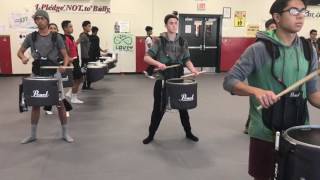 Bergenfield High School Indoor Percussion quotVicesquot 12917 [upl. by Ros]