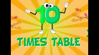 learn 10s table with song [upl. by Eugen317]