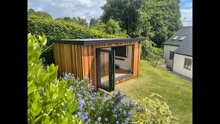 How to build a garden room start to finish and heres the finished article [upl. by Rohclem]