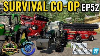 BIGGER amp BETTER 🚜🌱🌾  SURVIVAL CHALLENGE COOP  FS22  EPISODE 52 [upl. by Anneirda640]