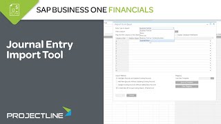 SAP Business One Journal Entry Import Tool [upl. by Nnaear165]