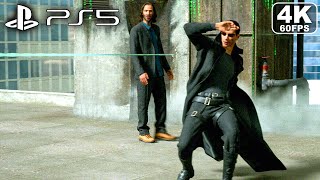 THE MATRIX AWAKENS PS5 Gameplay Walkthrough Full Demo 4K 60FPS Unreal Engine 5 [upl. by Ihel]