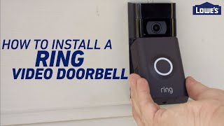 How To Install a Ring Video Doorbell [upl. by Vtehsta]