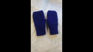 how to crochet Fingerless Gloves for Toddlers [upl. by Dareece]