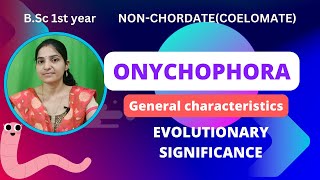 General Characteristics And Evolutionary significance Of Onychophora bsc 1st yearPeripatus [upl. by Lashonda]