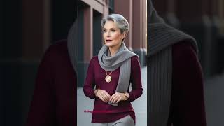 Color combinations for elegant amp expensive for woman over 50timelesselegance Over50Fashionstyle [upl. by Eenafit283]