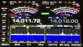 Icom IC7851 RMDR CW Test [upl. by Achorn581]