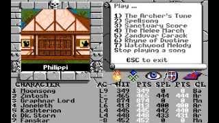 Bards Tale 2 Bard Songs Apple II GS version [upl. by Yecats]