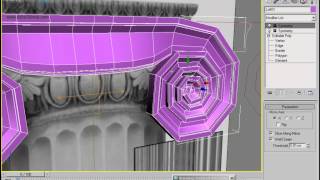 Modeling Classic Column HD  3ds Max tutorial [upl. by Grider]