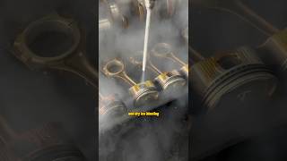 Dry ice amp wet blasting cleaning engine zenlow dryicecleaning fyp [upl. by Bass]