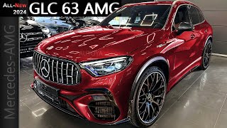 2024 MercedesBenz GLC 63 AMG  FIRST LOOK Most Powerful SUV in Its Class [upl. by Suiravad]