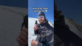 New Garmin watch go ZOOM shorts skiing ad garminsponsored [upl. by Darraj]