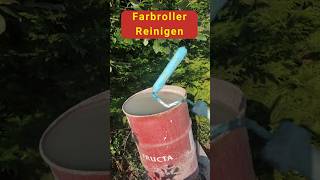 Farbroller Reinigen  NIE WIEDER OHNE [upl. by Aitetel901]