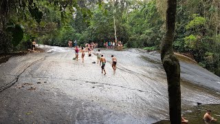 Cachoeira do Tobogã Paraty RJ Da pra se ter uma idéia legal do lugar 4k [upl. by Goddord]