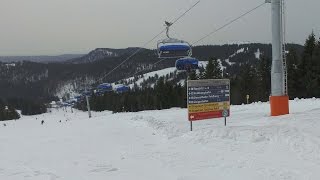 Skigebiet Feldberg Fahrt mit der neuen Zeigerbahn [upl. by Maffa328]