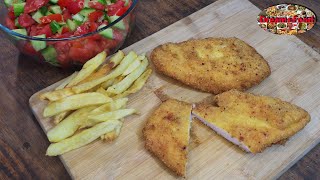 وصفة إسكالوب الدجاج Chicken escalope recipe [upl. by Viridissa]