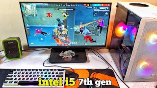 intel i5 7th gen low and pc free fire gameplay  bluostaks5 Ultra graphic game play 100fps 16GB RAM [upl. by Okir]