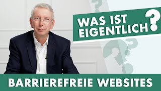 Barrierefreiheit  Warum das für Webseiten in Zukunft wieder wichtiger wird [upl. by Linnette551]