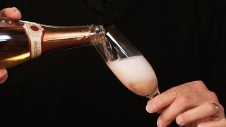 Opening and Pouring Sparkling Wine 101 [upl. by Jean]