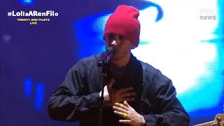 Twenty One Pilots  quotChlorinequot Live Lollapalooza Argentina 2019 [upl. by Risteau]