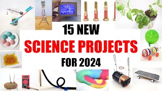 15 New Science Project Ideas for 2024 [upl. by Enelehcim955]