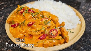 Thai Panang Curry  Panang Chicken Curry [upl. by Hahsia]