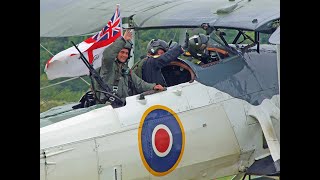 FAIREY SWORDFISH DISPLAY BIGGIN HILL AIRSHOW 1993 [upl. by Enaols]