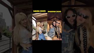 Lalisa or Rockstar 🤔 lisa rockstar blackpink rosé fypviralシ ytshorts lalalalisam [upl. by Ilehs]