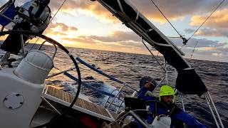 Greece to Sicily  360NM with 3m waves while seasick Part 1 Ep63 [upl. by Cyn]