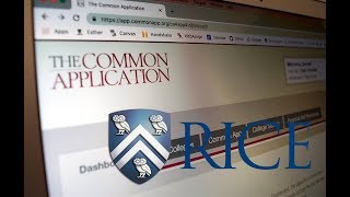 HOW I GOT INTO RICE UNIVERSITY Application CommonApp Extracurriculars Interview etc [upl. by Nywra]