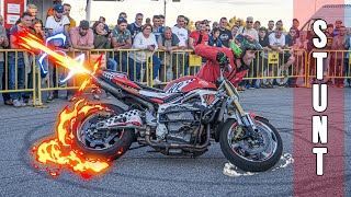 Motorcycle Stunts Show  Trial  Motocross  Super Bike [upl. by Joell454]