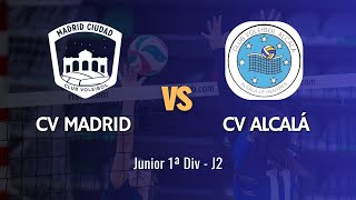 CV MADRID vs CV ALCALÁ  Junior 1ª Div 121024 [upl. by Ahsenat748]