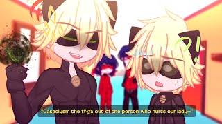 Hes finally got along with Kitty Noir  MLB Meme  Gacha Club  Trend [upl. by Airyt118]