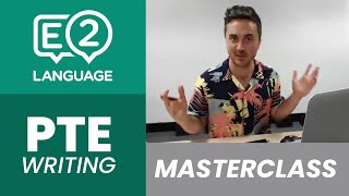 E2 PTE Academic Writing Masterclass with Jay [upl. by Jaquiss18]