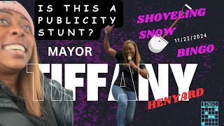 Mayor Tiffany Henyard Shoveling Snow in Dolton Genuine Effort or Publicity Stunt [upl. by Attenrad761]