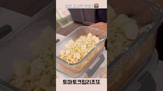 미국 직장 생활 필수 점심 도시락 만들기 🍱  토마토크림치즈리조또🥫 Lunch Box Tomato Cream Risotto  MealPrep [upl. by Haliled]