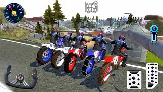 Juego de Motos  Carrera de Motos  Videos de Carreras de Motos 1  Android  IOS gameplay FHD [upl. by Ihsakat]