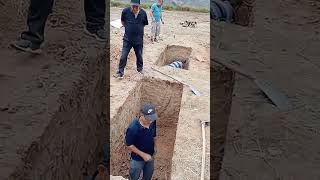 Septic tank construction process [upl. by Maillw]