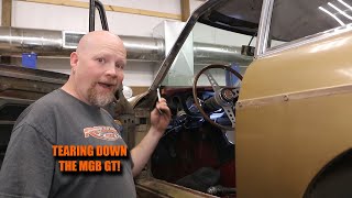 TEARDOWN MGB Restoration Disassembly and TON OF RUST [upl. by Artsa786]