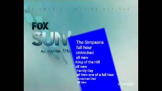 Fox Sunday Promo May 2008 [upl. by Etnuahs878]