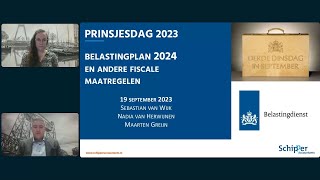 Webinar Prinsjesdag  Belastingplan 2024 [upl. by Fenn]